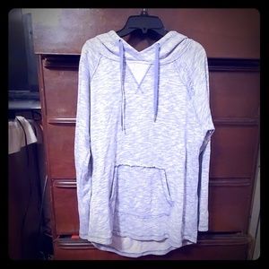 Purple lightweight hoodie